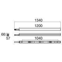 BIG WHITE (SLV) BATTEN P 1200 52 830/840/850 WH PIR 1009254