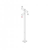 Artemide Walking - stojna 2500 - 3x180d hlavy - A 90h + B 60h T4507H30 Artemide Walking - stojna 2500 - 3x180d hlavy - A 90h + B 60h T4507H30