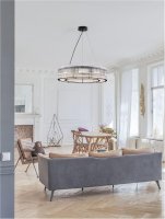 NOVA LUCE z�v�sn� sv�tidlo BAROK z�v�sn� sv�tidlo matn� �ern� a �ir� sklo 10xG9 9006056