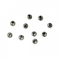 BIG WHITE ZAR��KA, pro ocelov� lano 0,75�mm, v�. fixa�n�ho �roubu M4x5, 10 ks 961034