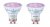 WiZ Smart LED 50W bodov� sv�tlo PAR16, 2� GU10 345lm 2200-6500K RGB