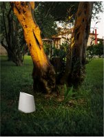 NOVA LUCE venkovn� sloupkov� sv�tidlo FOX b�l� p�skovec sklen�n� difuzor GU10 1x7W 100-240V bez ��rovky IP65 9470582