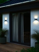 NORDLUX Milda kubi venkovn� n�st�nn� sv�tidlo antracit 2418331050