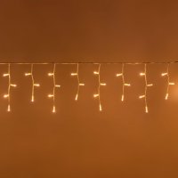 XmasKing Flash LED kr�pn�k 3,2x0,4m 56 SUPER LED propojiteln� PROFI 230V venkovn�, tepl� b�l� rampouchy