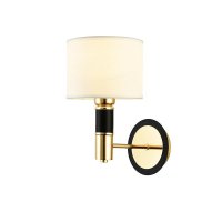 ACA Lighting nástěnné svítidlo 1XE14 zlatá/černý kov + bílé stínítko 23X16X29CM MIZAR EG221W29BG ACA Lighting nástěnné svítidlo 1XE14 zlatá/černý kov + bílé stínítko 23X16X29CM MIZAR EG221W29BG