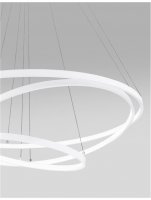 NOVA LUCE z�v�sn� sv�tidlo DEA matn� b�l� hlin�k a akryl nastaviteln� LED 145 W 3000K IP20 stm�vateln� 17222001 D