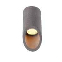 ACA Lighting stropn� sv�tidlo 1XGU10 �ern� beton D7XH16CM FALTSO MK151S16B