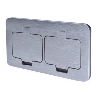 Solight vestavn� podlahov� dvojz�suvka, IP55, obd�ln�kov� v��ko 5B323