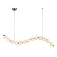 ACA Lighting z�v�sn� sv�tidlo LOLLY LED 20W 1500lm 3000K IP20 zlat� hlin�k + akryl HM238LEDP13