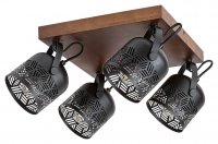 Rabalux bodové svítidlo Rotem E14 4x MAX 40W ořech 3299 Rabalux bodové svítidlo Rotem E14 4x MAX 40W ořech 3299