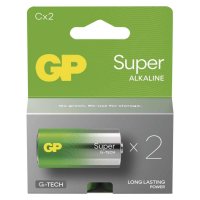 EMOS Alkalick� baterie GP Super C (LR14), 2 ks B01312