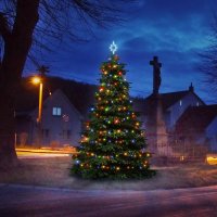 LED světelná sada na stromy vysoké 3-5m, barevná LED světelná sada na stromy vysoké 3-5m, barevná