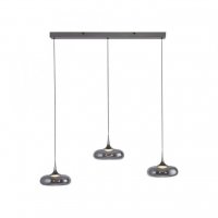 JUST LIGHT Kolekce Schöner Wohnen LED závěsné svítidlo POSH, šedé, stmívatelné, Comfort Lift, SimplyDim 3000K JUST LIGHT Kolekce Schöner Wohnen LED závěsné svítidlo POSH, šedé, stmívatelné, Comfort Lift, SimplyDim 3000K
