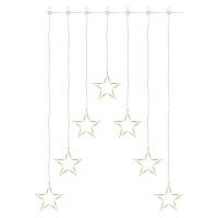 EMOS LED vánoční závěs - 7 hvězd, 67x125 cm, vnitřní, teplá bílá DCGW14 EMOS LED vánoční závěs - 7 hvězd, 67x125 cm, vnitřní, teplá bílá DCGW14