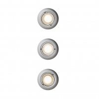Philips Peridot Rec Kit Rd zapu�t�n� sv�tidlo kulat� 7W, AC 220-240, IP20, (3 ks), nikl