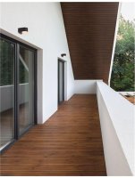 NOVA LUCE venkovn� n�st�nn� sv�tidlo NUS �ern� hlin�k a akrylov� difuzor LED 4W 3000K 100-240V 120st. IP54 sv�tlo dol� 9200201