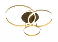 GeeTi Stropn� sv�tidlo Schenna 51W 5100lm 3000K �ern� / zlat�