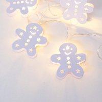 ACA Lighting "kovov� dekora�n� �et�z" pern��ek, 10 LED dekora�n� �et�z na baterie (2xAA) tepl� b�l� IP20 135+30cm �ir� p��vodn� kabel XC10WW2A