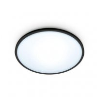 LED Stropní přisazené svítidlo WiZ Superslim 8719514338036 16W 1500lm 2700-6500K IP20 29,2cm černé, stmívatelné LED Stropní přisazené svítidlo WiZ Superslim 8719514338036 16W 1500lm 2700-6500K IP20 29,2cm černé, stmívatelné