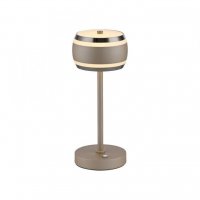 PAUL NEUHAUS LED nab�jec� stoln� lampa PURE Falling Rings, bronzov�, dotykov� stm�va�, 2200-5000K