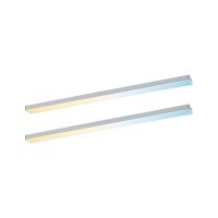 PAULMANN LED podskříňkové svítidlo Inline 2x4W 350x26mm 24V matný chrom CCT PAULMANN LED podskříňkové svítidlo Inline 2x4W 350x26mm 24V matný chrom CCT