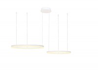 AZzardo HALO závěsné svítidlo LED 90W 7200lm 3000-6000K IP20, bílé + ovladač AZzardo HALO závěsné svítidlo LED 90W 7200lm 3000-6000K IP20, bílé + ovladač