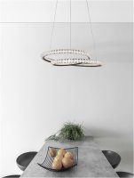 NOVA LUCE závěsné svítidlo GINEVRA černý hliník a akryl LED 45W 230V 3000K IP20 stmívatelné 9748165 NOVA LUCE závěsné svítidlo GINEVRA černý hliník a akryl LED 45W 230V 3000K IP20 stmívatelné 9748165