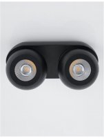 NOVA LUCE bodové svítidlo GON černý hliník LED 2x5W 230V 3000K IP20 9105102 NOVA LUCE bodové svítidlo GON černý hliník LED 2x5W 230V 3000K IP20 9105102
