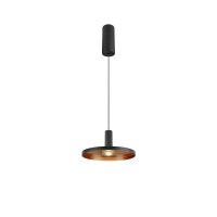 BIG WHITE (SLV) LALU SET z�v�sn� sv�tidlo, LED z�kladna, PLATE 22, PHASE, d�lka z�v�su 200 cm, 2700/3000 K, 40�, �ern� 1010792