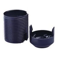 E27 1352-1300 plast �ern� obj�mka s vn�j��m z�vitem