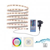 JUST LIGHT LED p�sky v�cebarevn� 5 m s d�lkov�m ovlada�em stm�vateln� RGB 3000K LD 18950-70