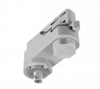 Deko-Light kolejnicov� syst�m 3-f�zov� 230V D Line 3-f�zov� adapt�r pro mont� sv�tidel v�. mont�n�ho p��slu�enstv� 220-240V AC/50-60Hz �ed� RAL 7040 84 mm 710098