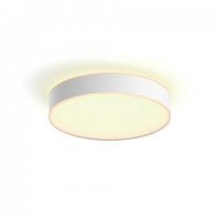 Hue Bluetooth LED White Ambiance Koupelnov� stropn� sv�tidlo Devere M 41165/31/P6 19,2W 2450lm 2200-6500K IP44 38,1cm b�l�, stm�vateln� s d�lkov�m ovlada�em