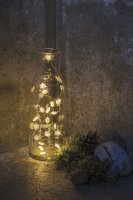 Světelný LED řetěz na baterie - vločky Světelný LED řetěz na baterie - vločky