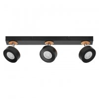 LEDVANCE LED n�st�nn� a stropn� bodov� sv�tidlo Pluto �ern� 3 spoty 4058075833432