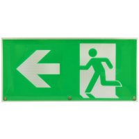 Ecolite Plastov� etiketa EXIT k TL939, vlevo/vpravo MATEXIT-TL939-LP