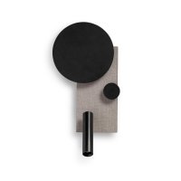 FARO KLEE prav� n�st�nn� lampa, �ed�, se �tec� lampi�kou