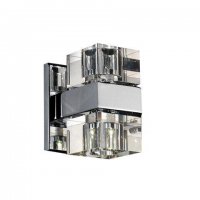 Nástěnné svítidlo AZzardo Box 2 wall AZ0035 G4 2x20W 12V IP20 9cm chromové Nástěnné svítidlo AZzardo Box 2 wall AZ0035 G4 2x20W 12V IP20 9cm chromové