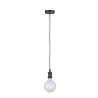 LEUCHTEN DIREKT is JUST LIGHT Závěsné svítidlo v černé v retro stylu pro žárovku E27 LEUCHTEN DIREKT is JUST LIGHT Závěsné svítidlo v černé v retro stylu pro žárovku E27