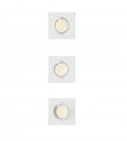 Philips Peridot Rec Kit Sq zapu�t�n� sv�tidlo hranat� 7W, AC 220-240, IP20, (3 ks), b�l�