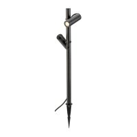 BIG WHITE (SLV) HELIA SLIM Pole double LED, venkovn� stojac� lampa, �ern� IP65 3000K 1007869