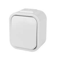 Solight vyp�na� do vlhka, jednop�lov�, b�l� 5D01