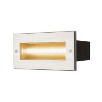 BIG WHITE BRICK, venkovní nástěnné vestavné svítidlo, LED, 3000K, nerezová ocel, IP67, 230 V, 950 lm, 10 W 233650 BIG WHITE BRICK, venkovní nástěnné vestavné svítidlo, LED, 3000K, nerezová ocel, IP67, 230 V, 950 lm, 10 W 233650