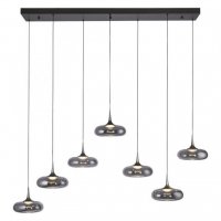 JUST LIGHT Kolekce Sch�ner Wohnen LED z�v�sn� sv�tidlo POSH, �ed�, 7-ramenn�, stm�vateln�, SimplyDim 3000K