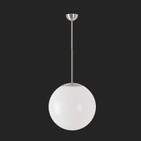 OSMONT ISI63974 ISIS P3 PM z�v�sn� plastov� sv�tidlo nerez brou�en� / b�l� IP40 4000 K 27W LED nouzov� kombinovan� 1 h