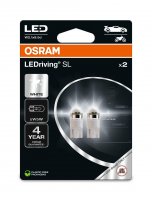 OSRAM LED W5W 12V 1W W2.1x9.5d LEDriving SL White 6000K blistr 2ks 2825DWP-2BL OSRAM LED W5W 12V 1W W2.1x9.5d LEDriving SL White 6000K blistr 2ks 2825DWP-2BL
