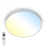 BRILONER Pulup LED stropn� sv�tidlo, stm�vateln�, d�lkov� ovlada�, CCT, matn� chrom 3821014