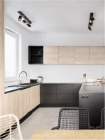 NOVA LUCE bodov� sv�tidlo POGNO �ern� a zlat� hlin�k GU10 3x10W IP20 220-240V bez ��rovky 9111435