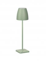 NOVA LUCE venkovn� stoln� lampa COLT olivov� zelen� lit� hlin�k a akryl LED 2W 3000K IP54 62st. 5V DC vyp�na� na t�le USB kabel stm�vateln� 9223998