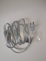 DecoLED Zdrojov� kabel interi�r IP20 - odd�liteln� AC/DC m�stek, transparentn� kabel EFACX22